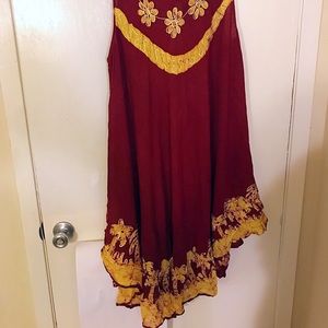 🆕WT Beautiful Mexican Embroidered Dress